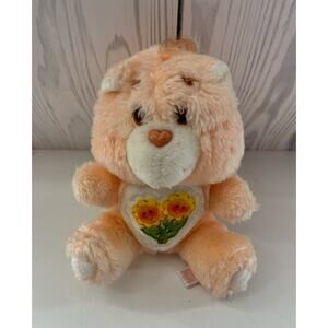 RARE Care Bears Plush 8" Collectible Sunflower 1980's  Small Sun Flowers